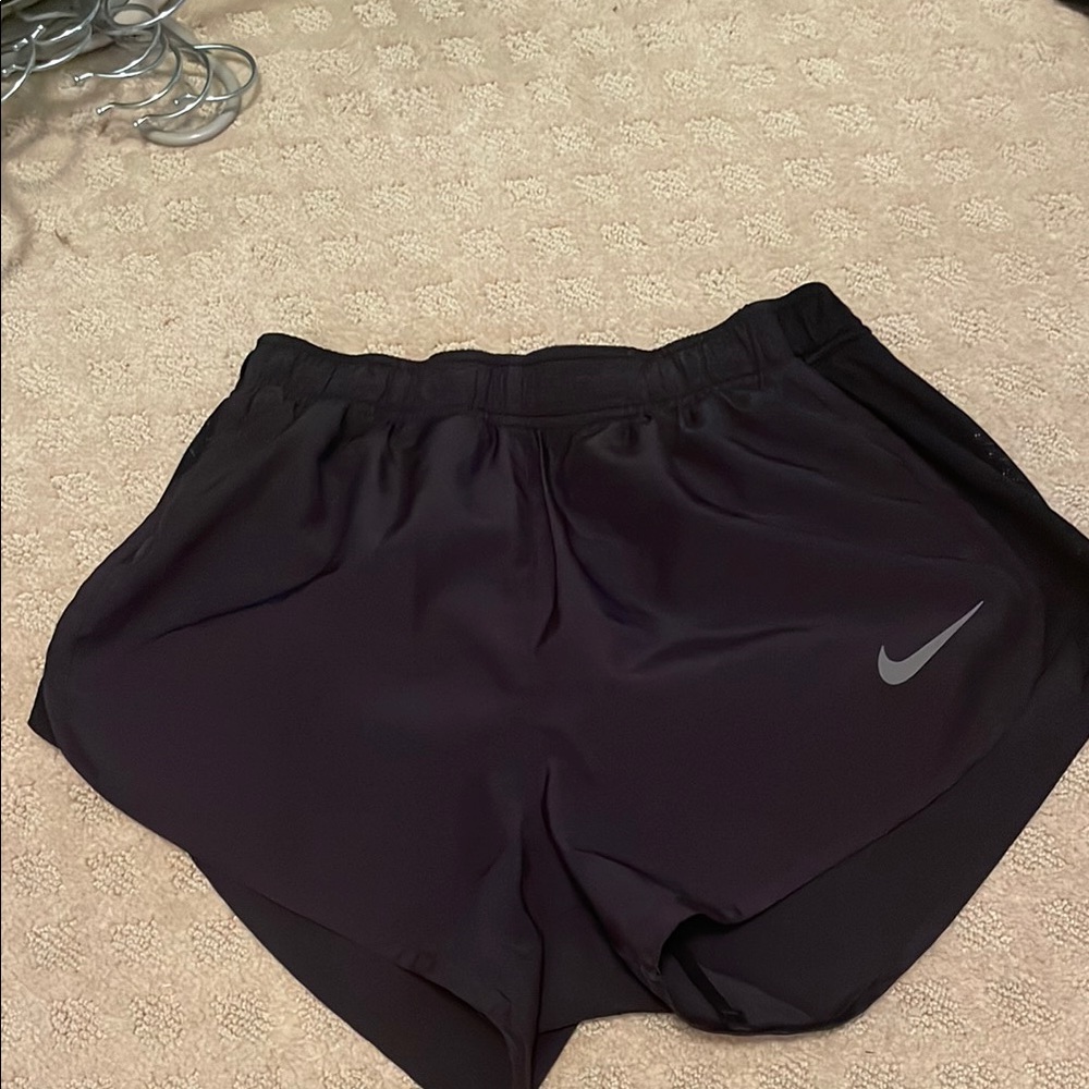 Nike Black Athletic Shorts Moisture-Wicking Lightweight